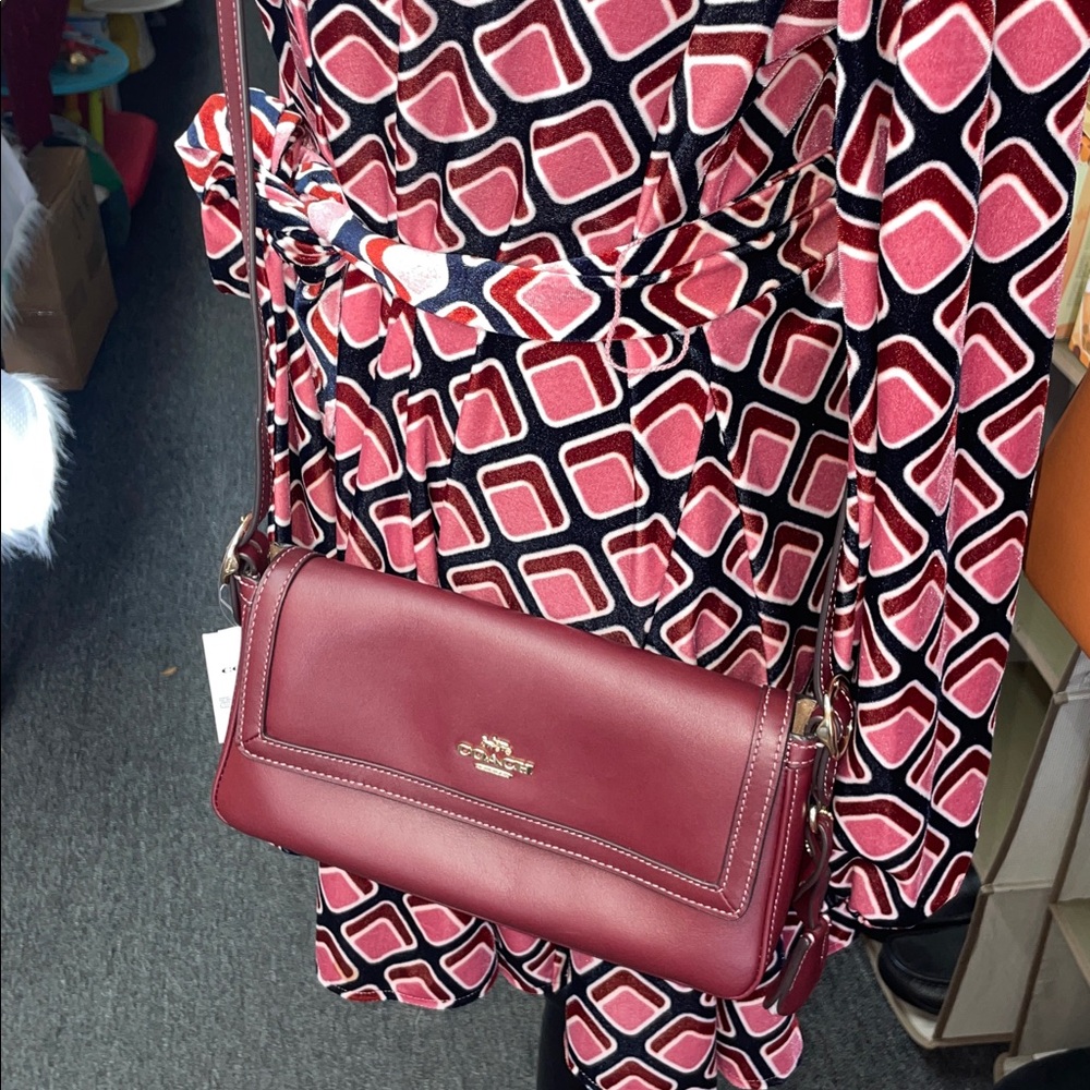 NWT Coach ‘Etta’ Small Leather Shoulder Bag - Picture 17 of 17